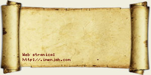 Negovanka Stankić vizit kartica